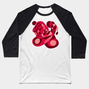 Surreal Shapes (Miro Inspired) Baseball T-Shirt